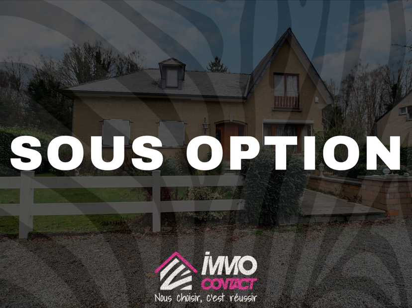 OPTION !!!!<br />
À VENDRE - Villa à rafraichir 4 façades à Gerpinnes :<br />
Découvrez cette villa à rafraichir situé dans un quartier calme de Gerpi