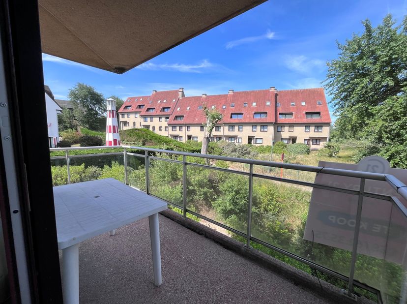 Dit appartement is rustig gelegen aan de Westhoekduinen.&amp;nbsp; De indeling is als volgt: Inkomhal, woonkamer met ingerichte keuken, badkamer met douch
