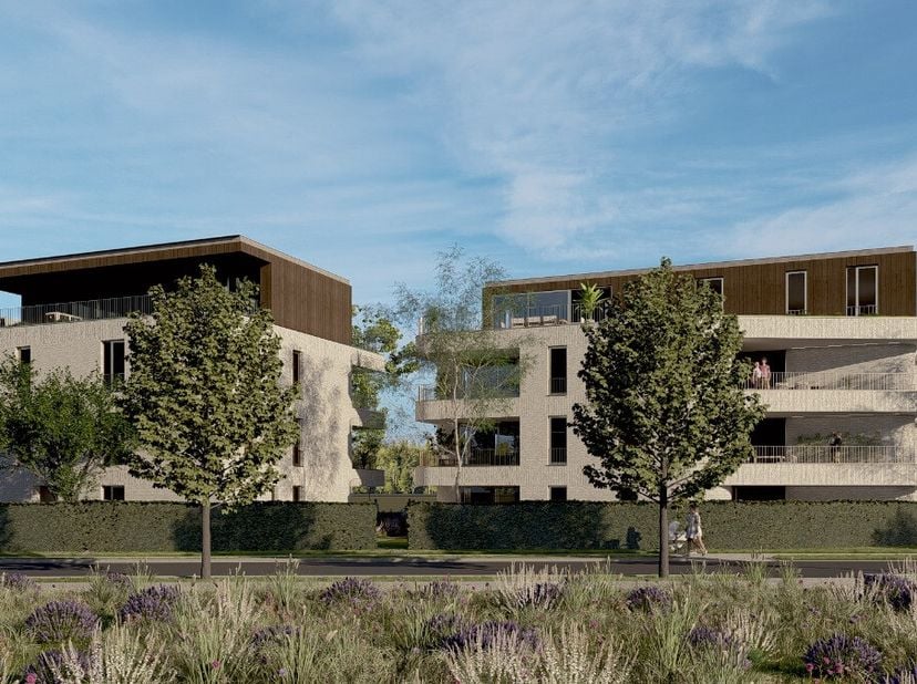 Prachtig nieuwbouwappartement met terras te huur in centrum Lommel:Residentie KerkpadIdeaal gelegen in het centrum van Lommel2 slaapkamersTerrasZeer e