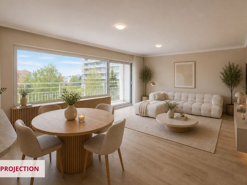 Ideaal gelegen aan de Avenue Château de Walzin in Uccle, in een groene en rustige omgeving, ontdekt u dit prachtige volledig gerenoveerde appartement