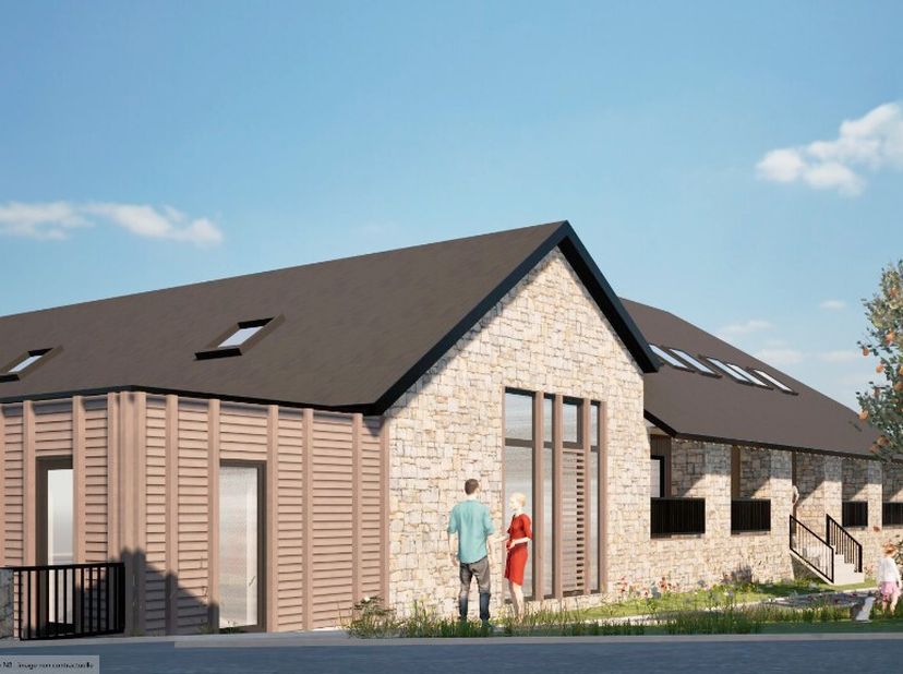 RAEREN Bergstrasse, A - F : Le projet Â ALTE MÜHLE Â consiste en la rénovation d'une propriété agricole, qui sera réalisée en trois phases. Dans un pr