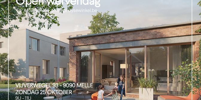 Huis te koop in Vijverwegel 93, 9090 Melle