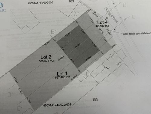                                         Bouwgrond te koop in Sint-Maria-Lierde, € 155.000
