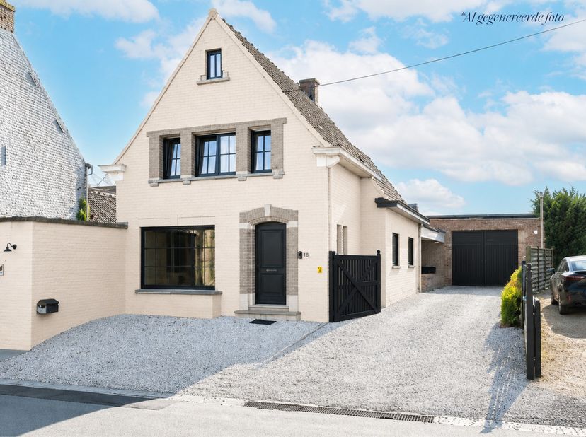Gelegen nabij het centrum in Anzegem bevindt zich deze gerenoveerde en veelzijdige woning. Dankzij de gunstige ligging geniet je hier van een rustige