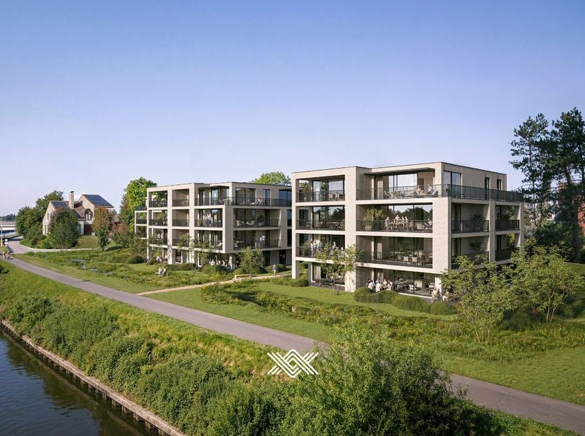 Dit tweeslaapkamerappartement met een oppervlakte van 109 m² is gelegen op het derde en bovenste verdiep van gebouw A. Het appartement beschikt over e