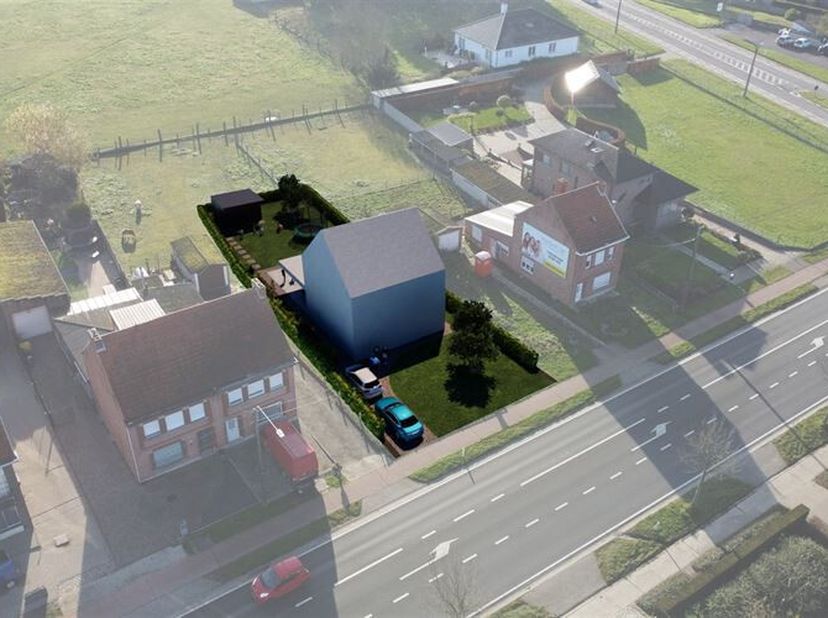 Op een uitstekende, vlot bereikbare liggingvind je deze mooie zuidgerichte bouwgrond van 9a48ca voor een open bebouwing. Het perceel ligt naast een be