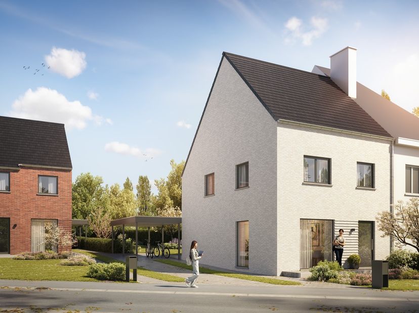 Hectaar realiseert drie energiezuinige en praktisch ingedeelde halfopen bebouwingen binnen een kleinschalig en kwalitatief project in Haaltert. De won