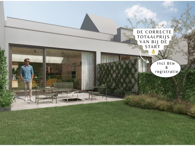 Prachtige Art-Deco Nieuwbouwwoningen.<br />
<br />
427 850 € is de prijs inbegrepen 6% btw en de registratierechten voor deze net iets andere exclusie