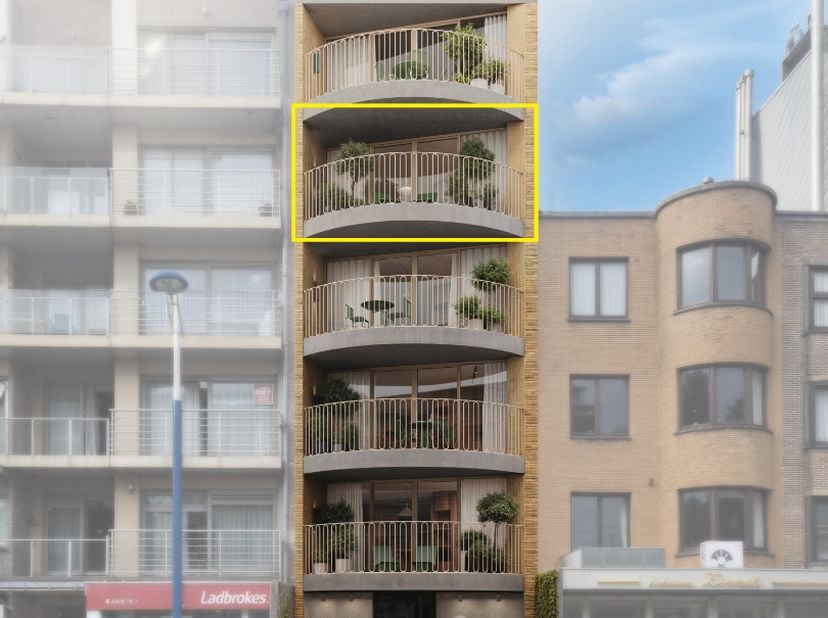 Le projet "SAINT MALO" concerne la réalisation d'une résidence multifamiliale dans le centre de Coxyde-bain, le long de la route royale et à proximité