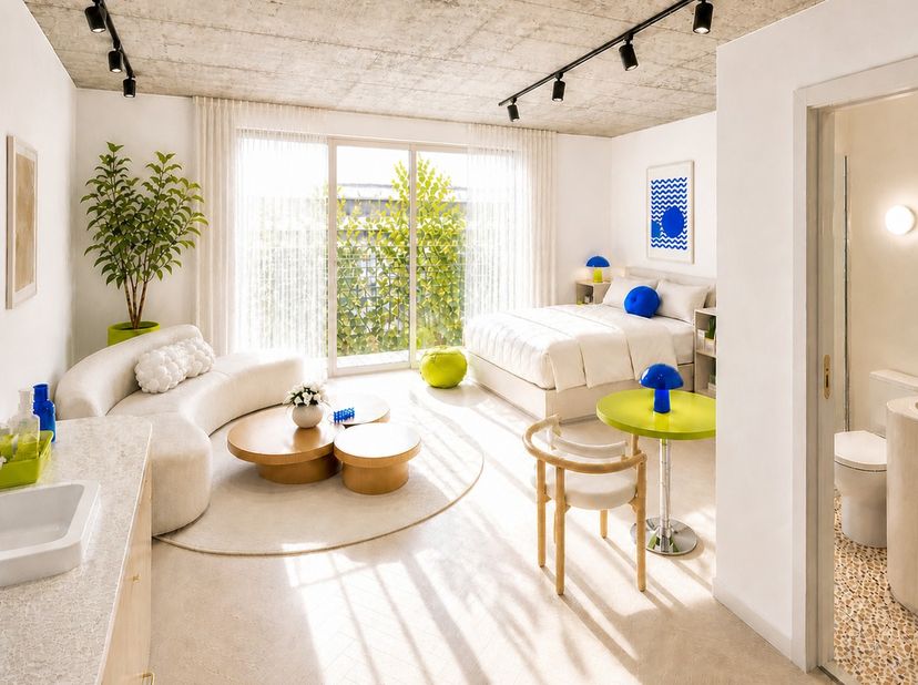Nieuwbouwstudio in historisch centrum Gent<br />
<br />
	Uitbating door Shape Group<br />
	€ 1.015/maand vaste huurinkomsten&amp;nbsp;<br />
	4,06% netto