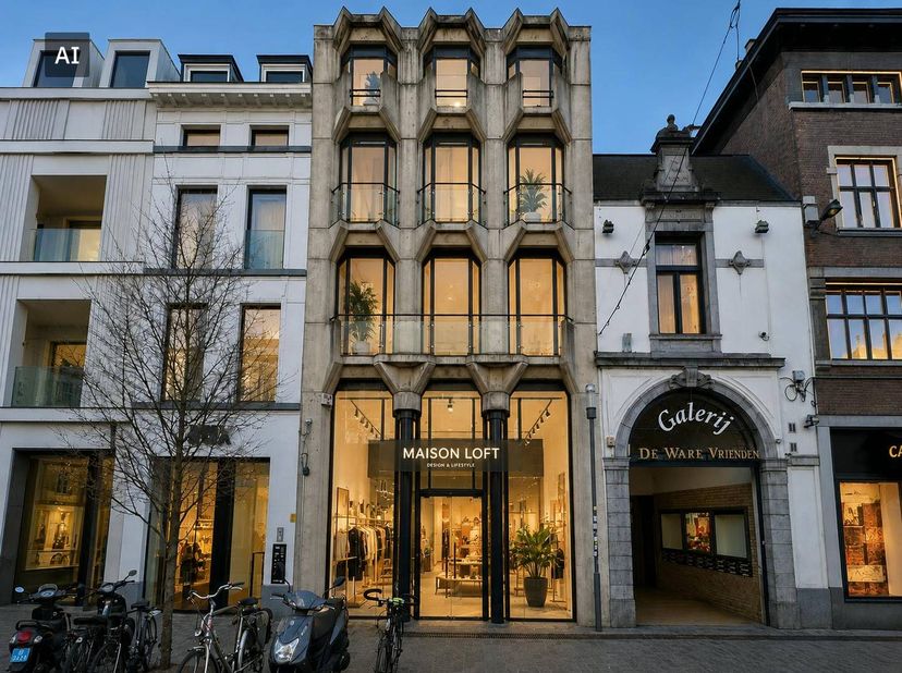 Vous recherchez un bâtiment commercial offrant une visibilité maximale dans le centre de Hasselt ? Cet espace commercial prêt à emménager d'environ 16