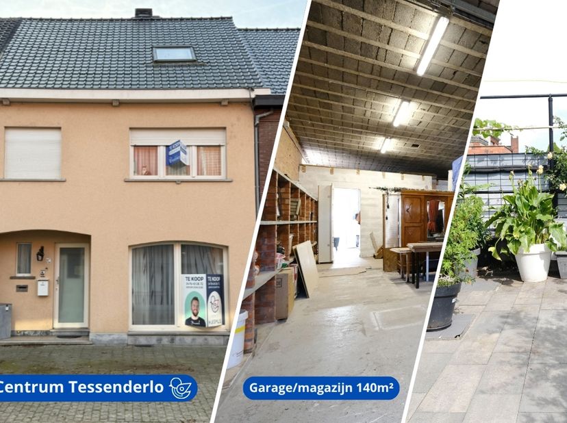 Deze ruime woning met 3 slaapkamers, ideaal gelegen in het Centrum van Tessenderlo, combineert comfortabel wonen met tal van extra mogelijkheden. De w