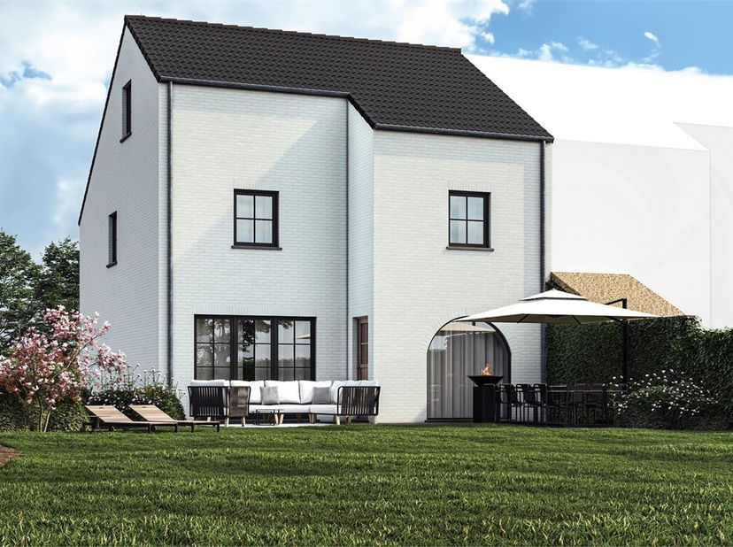In Mopertingen stellen wij een woning voor op een prachtige bouwgrond van 17a34ca. Achterliggend volledig in het groen.<br />
Tegen de mooie woning op