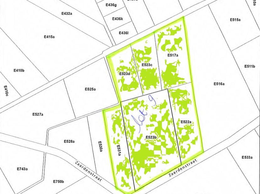 Terrain à vendre à Zaardenstraat,
                    2460 Kasterlee