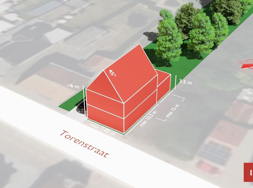 Grond te koop in Torenstraat 25,
                    3110 Rotselaar