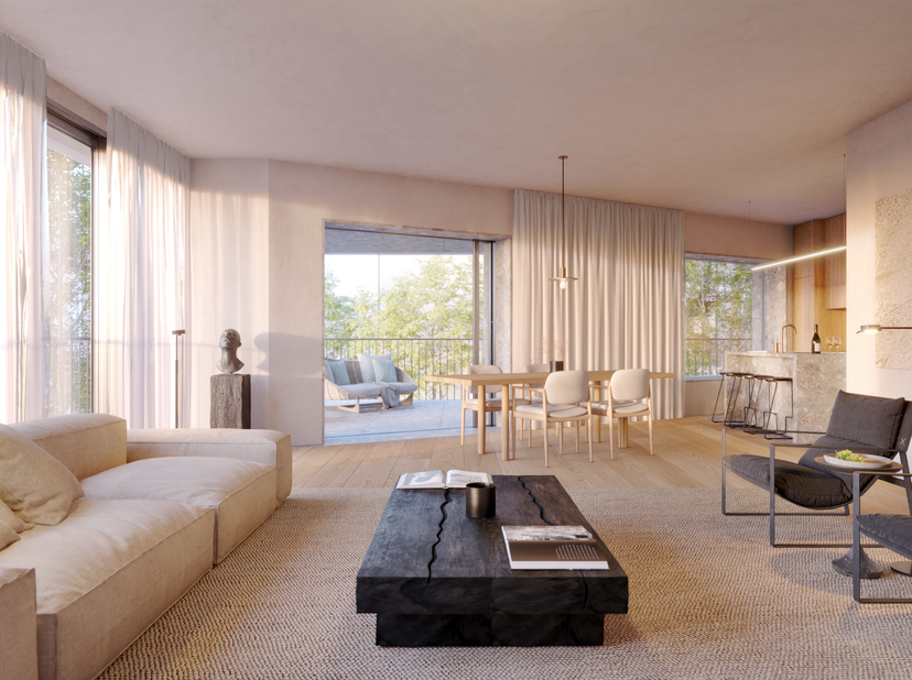 Dit exclusieve luxe appartement is gelegen in Park Nolf, in één van de stijlvolle parkvilla’s waar luxe, rust en groen harmonieus samenkomen. Een unie