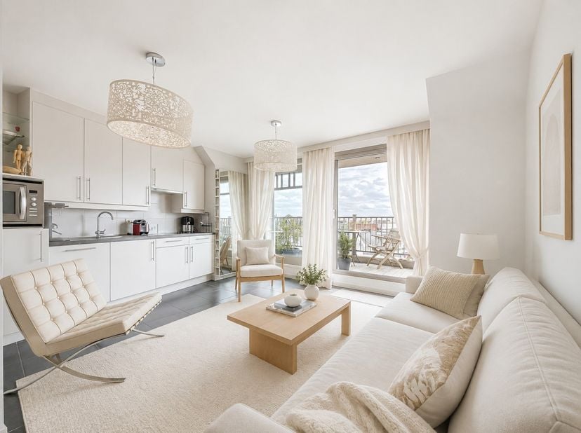 Dit recent appartement is perfect instapklaar, centraal gelegen op 50m van de winkels en slechts 100m van het strand.&amp;nbsp; De indeling is als volgt: