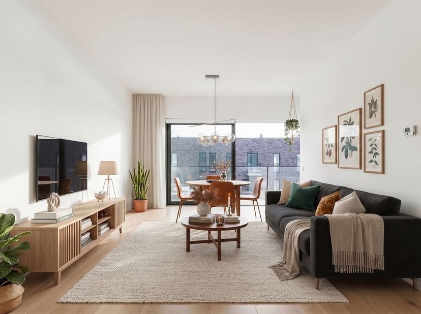 Journée portes ouvertes le samedi 14 mars de 14h à 15h<br />
Appartement de luxe moderne (2020) avec 2 chambres à coucher, grande terrasse (12m²), pla