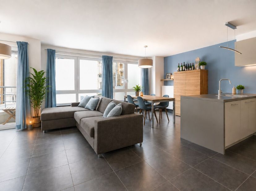 Op een steenworp van de Zeedijk en het centrum van Blankenberge bevindt zich dit instapklare appartement op de eerste verdieping van de verzorgde resi
