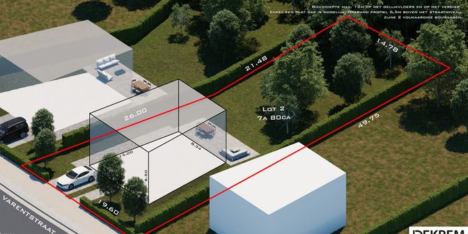 Terrain à vendre à Varentstraat 2, 3118 Werchter