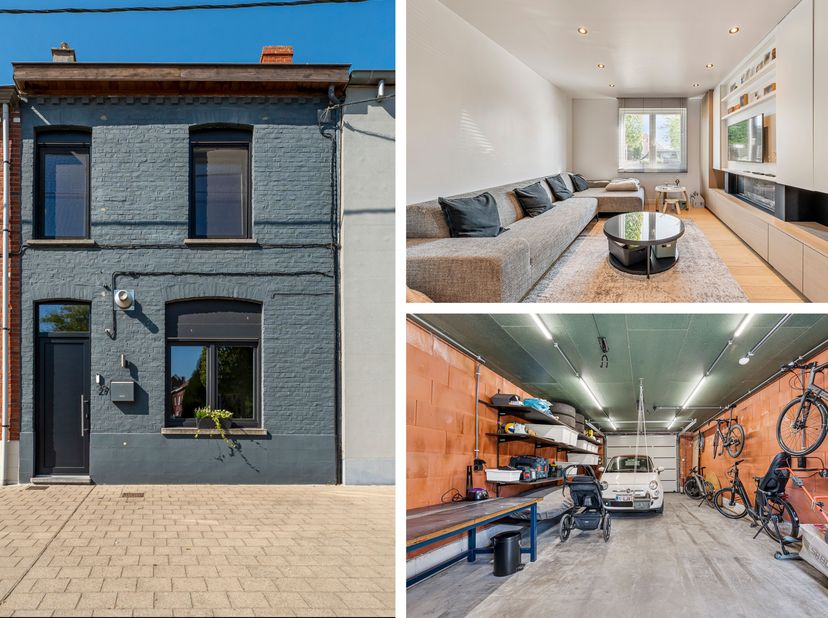 Gezellige, instapklare stadswoning met 3 slaapkamers.<br />
Troeven:<br />
- Gerenoveerd<br />
- EPC C<br />
- Garage met uitweg<br />
- Zonnige tuin<