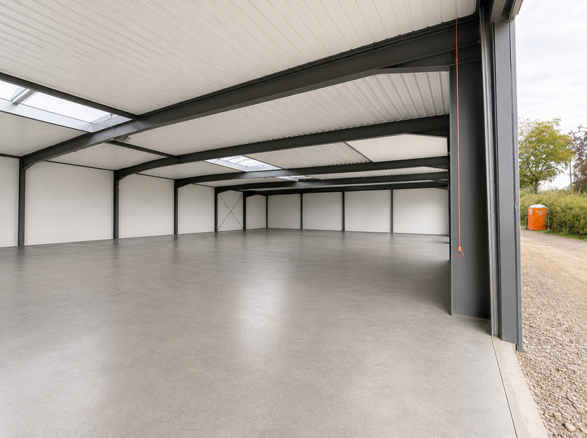 LEDE - Opslagruimte met centrale ligging<br />
Het aangeboden goed bevindt zich achteraan een volledig gerenoveerd gebouw centraal op verbindingsweg,