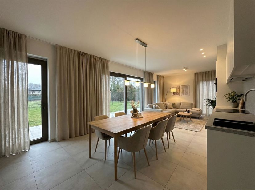 Nieuwbouw gelijkvloers appartement met tuin en één slaapkamer Residentie Bonnei, Bonheiden<br />
In de recente Residentie Bonnei, gelegen langs de Pu