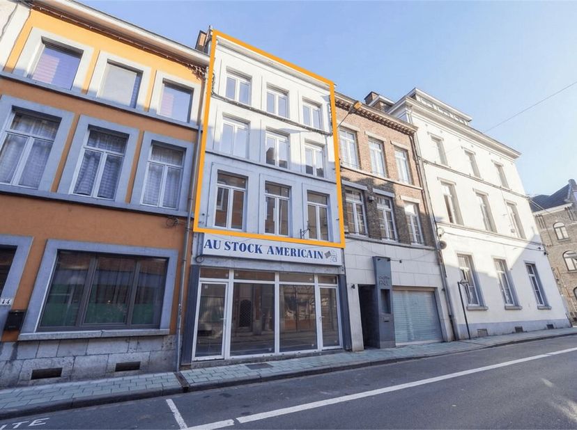 Situé en plein centre de Dinant, à seulement 50 mètres de la Meuse, cet appartement de caractère développe une généreuse superficie denviron 170 m² et