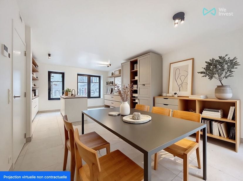 Mail: rent.brussels@weinvest.be Tel: 02/3155173<br />
We Invest is verheugd u dit appartement van 81m² te presenteren, gelegen in het hart van het res