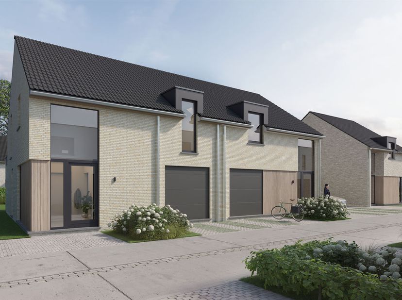 Halfopen bebouwing - Aangename leefruimte met open keuken - 3 slaapkamers - Zolder - Badkamer met ligbad en douche - Woning met garage - Laag energiep