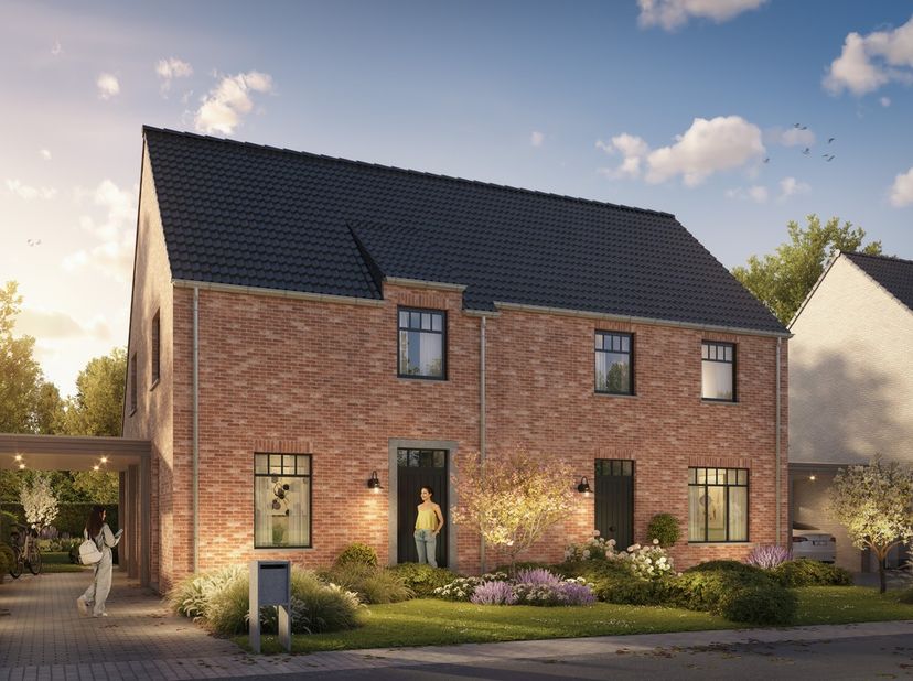 In Wanzele, een deelgemeente van Lede, realiseert Hectaar vier halfopen, energiezuinige woningen. De woningen bevinden zich op een centrale, rustige l