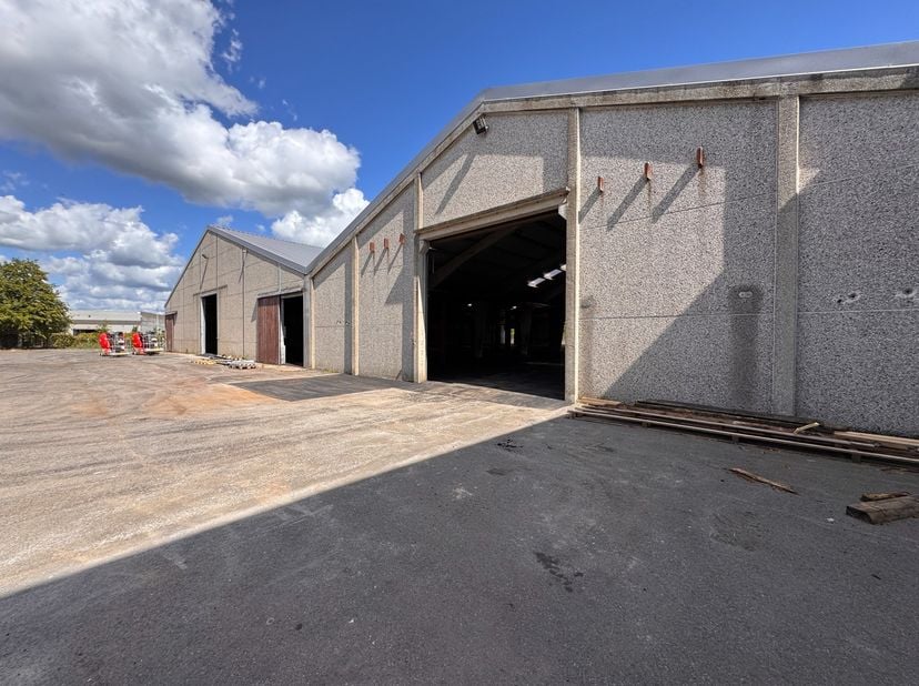 Op een vlot bereikbare bedrijvenzone langs de Industrieweg in Zwevezele ligt deze ruime en functionele magazijnruimte van +/- 935 m². De locatie genie