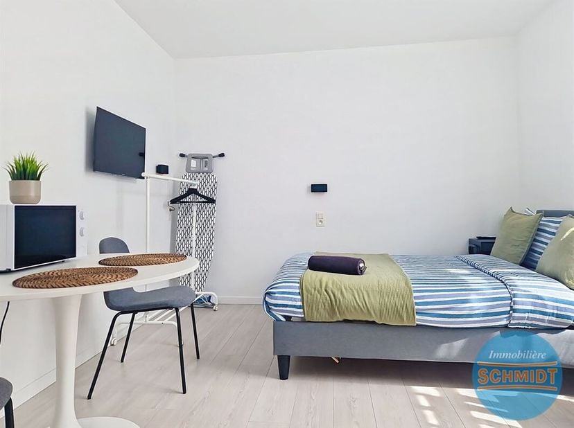 IMMOSCHMIDT (Réf. 29720) - ETTERBEEK (Quartier Montgomery - Mérode) - Très beau studio MEUBLÉ de 22m² se composant d'une belle pièce principale avec c