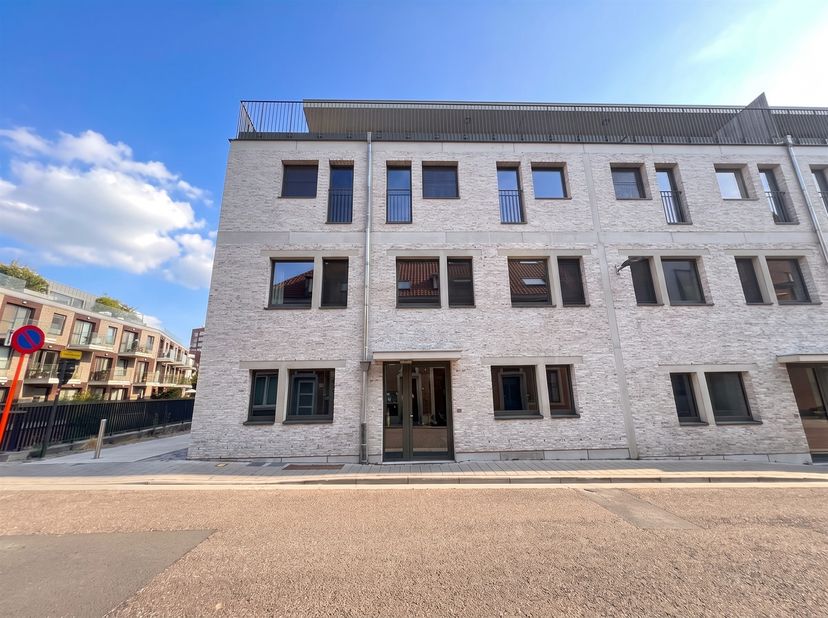 Gelegen in de vernieuwde stadswijk DijleDelta, aan het groene Sluispark en op slechts enkele wandelpassen van het historische centrum van Leuven, zijn