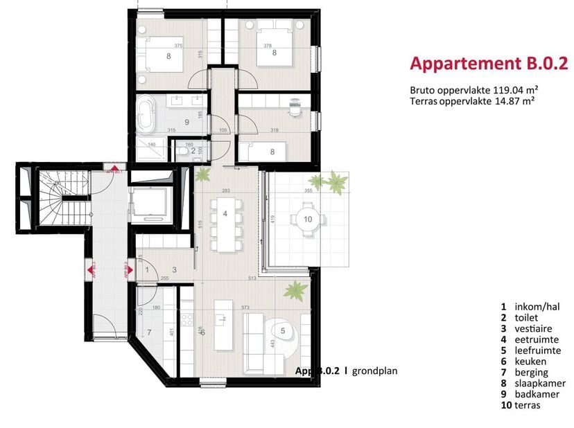Appartement à vendre à Bert Leysenlaan 21,
                    2490 Balen