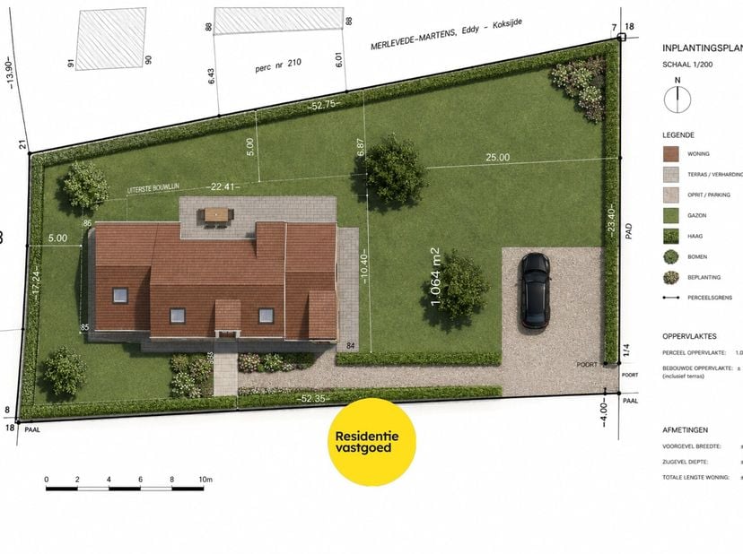 In Oostduinkerke, ligt dit ruime en goed gelegen perceel bouwgrond van 1064 m². Dit perceel biedt de mogelijkheid om een open bebouwing te realiseren.