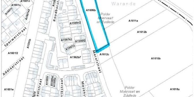 Grond te koop in Merelstraat 0 bus 0, 9185 Wachtebeke