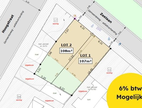                                         Terrain à bâtir à vendre à Lombardsijde, € 82.000
