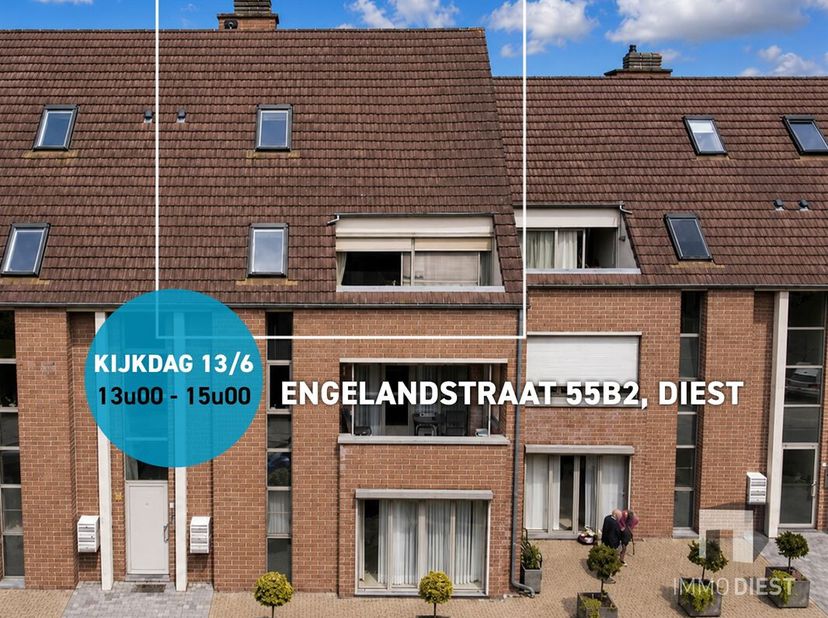 Deze woning doet mee aan Blauwe Zaterdag, de kijkdag van Immo Diest.<br />
Kom deze woning bekijken op zaterdag 13/06 tussen 13u-15u.<br />
Ben je gra