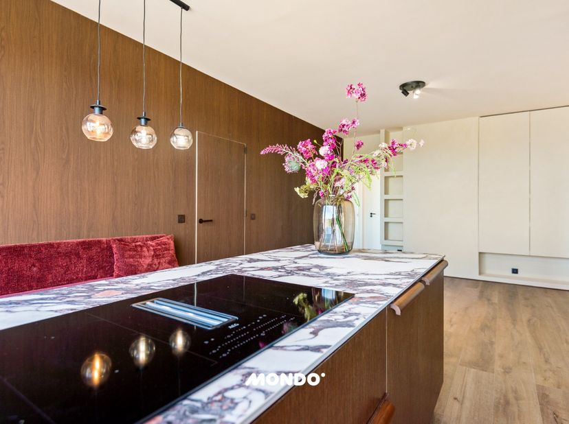 Dans la rue Kruishofstraat à Wilrijk, vous trouverez cet appartement magnifique, entièrement rénové (100 m²). Rénové de fond en comble avec uniquement