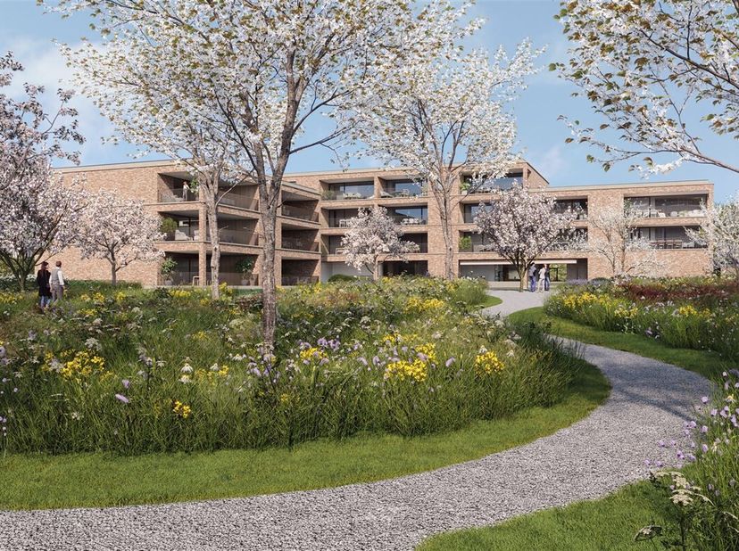 Parkappartement (96m²) met 2 slpk nabij centrum St-Truiden met zicht op eigen stadspark.<br />
  - Werken reeds gestart - Prijzen vanaf €355.000 (excl