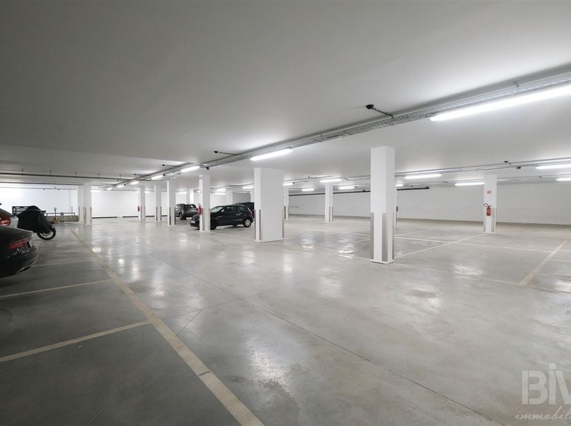 Au rez-de-chaussée d'un immeuble remis à neuf et équipé des dernières technologies, plusieurs emplacement de parking sécurisés. Avec une superficie mi