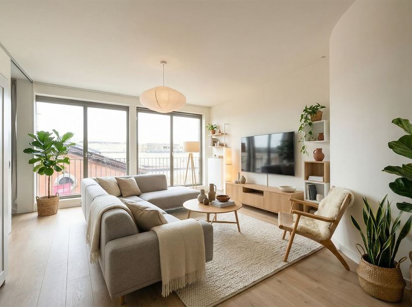 In de levendige wijk Het Eilandje, pal tegenover het iconische Red Star Line-museum, vind je dit prachtige appartement in Residentie Liberty. Een crea