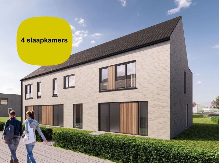 <br />
Deze woning wordt gebouwd in het vernieuwend woonproject ‘Roobaertpark’, een rustige buurt die vernieuwend groen, open en verkeersarm is ingeri