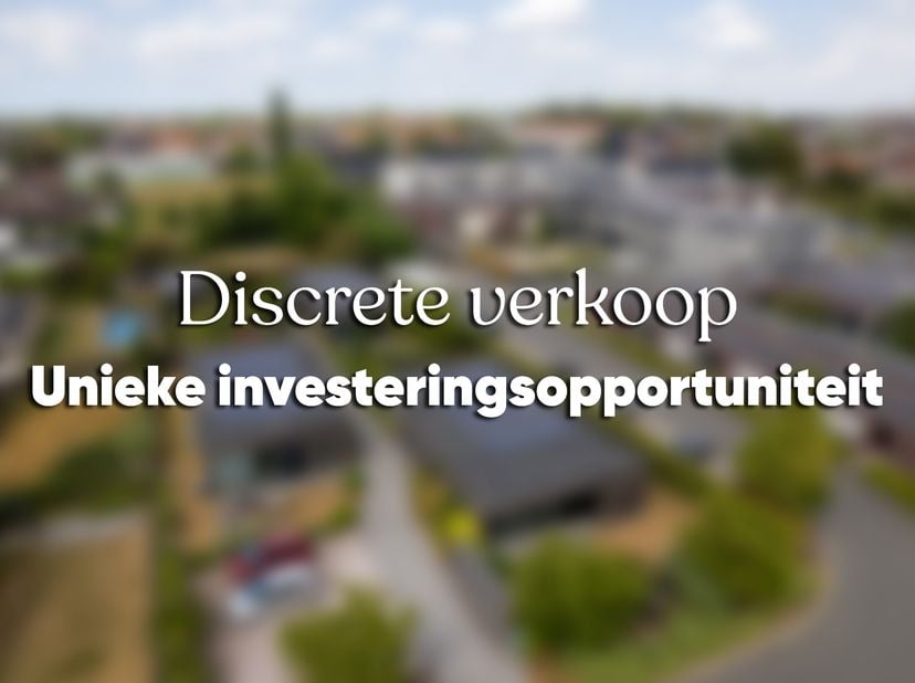 Mooie investeringsopportuniteit met direct rendement! overname aandelen, interesse? Aarzel dan niet ons te contacteren