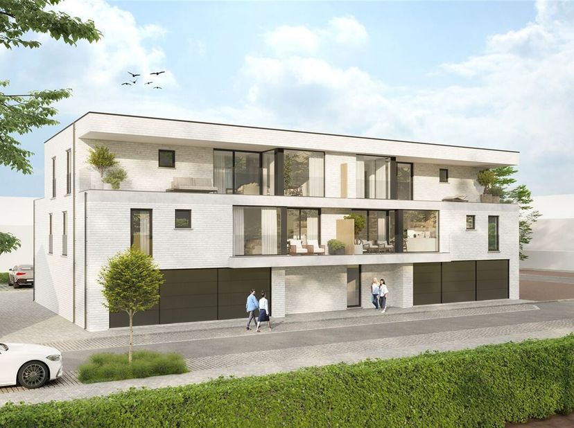Residentie Flandrien is een nieuwbouwproject aan de voet van het prachtige Kluisbos met 10 moderne appartementen 1- en 2-slaapkamerappartementen van 6