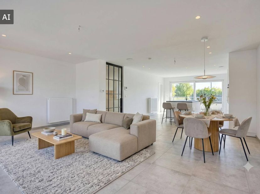 Dit stijlvolle triplexappartement uit 2022 biedt met ca. 185 m² het comfort en het gevoel van een bel-etagewoning, gecombineerd met de voordelen van e