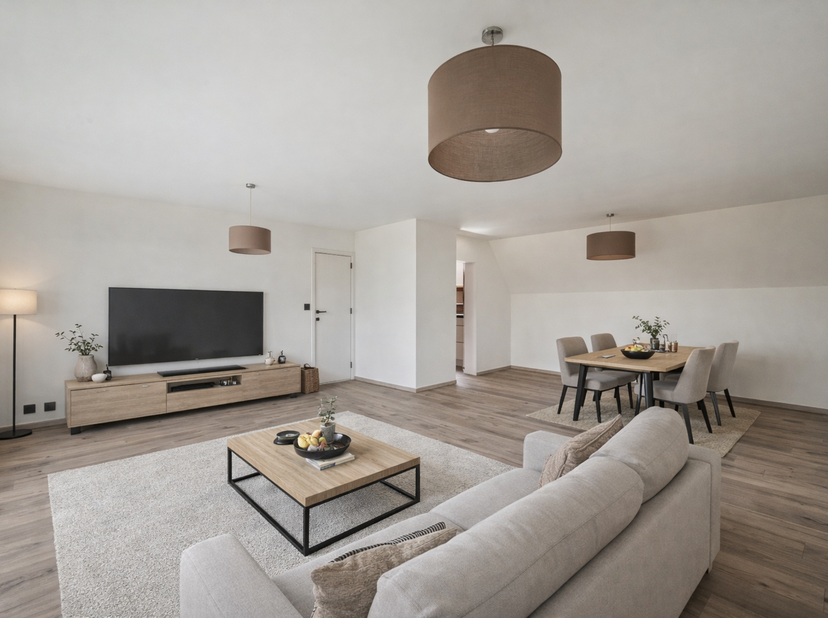 Op zoek naar een verzorgd en lichtrijk appartement op een rustige, maar vlot bereikbare ligging mét garage? Dan is dit instapklare appartement precies