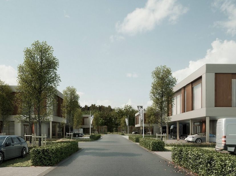 306m² nieuw te bouwen magazijn<br />
Ligging: in de strategische driehoek van Brussel-Antwerpen-Leuven met uitstekende toegang tot E313 en E19<br />
S