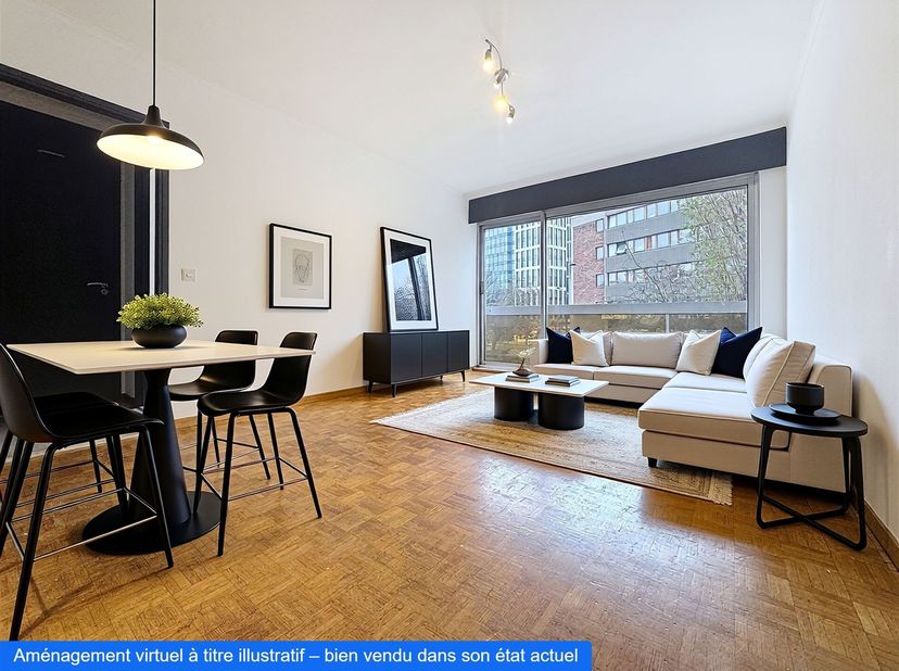A proximité du centre de Bruxelles et de la gare du Nord - Superbe appartement de +/-40m² idéal pour une première acquisition ou un investissement. Il